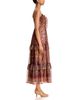 Aqua Aqua Paisley Border Midi Dress - 5