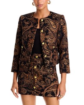 Aqua Aqua Paisley Brocade Jacket