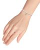 Aqua Aqua Pave Heart Charm Cultured Freshwater Pearl Beaded Slider Bracelet - 2