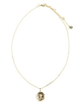 Aqua Aqua Pave June Birth Flower Pendant Necklace, 16
