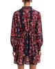 Aqua Aqua Placed Floral Long Sleeve Mini Dress - 4