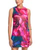 Aqua Aqua Placed Floral Shift Mini Dress - 1