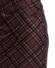 Aqua Aqua Plaid Mesh Sleeveless Midi Dress - 3