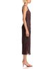 Aqua Aqua Plaid Mesh Sleeveless Midi Dress - 5