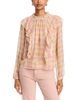 Aqua Aqua Plaid Ruffle Lace Inset Top - 1