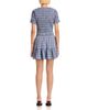 Aqua Aqua Plaid Short Sleeve Smocked Top - 5