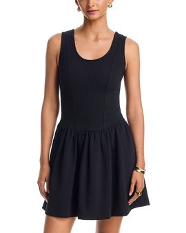 Aqua Aqua Ponte Knit Mini Dress