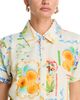 Aqua Aqua Postcard Short Sleeve Button Front Shirt - 3