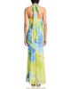 Aqua Aqua Printed Chiffon Maxi Dress - 4