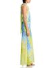 Aqua Aqua Printed Chiffon Maxi Dress - 5