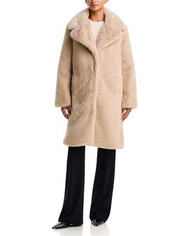 Aqua Aqua Relaxed Fit Faux Fur Coat