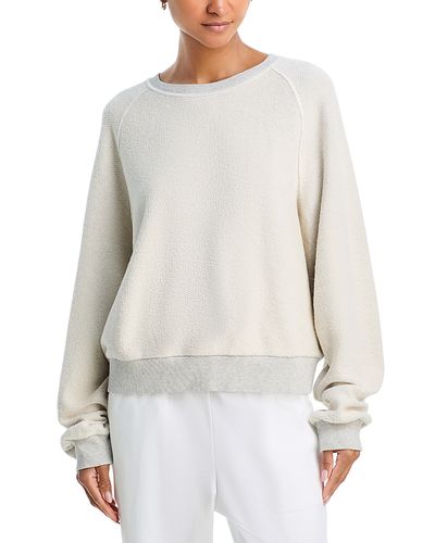 Aqua Aqua Reverse Fleece Cotton Sweatshirt
