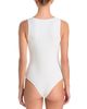 Aqua Aqua Ribbed Button Bodysuit - 3