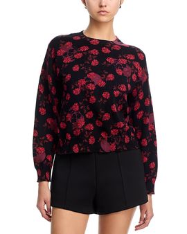 Aqua Aqua Rose Skull Sweatshirt
