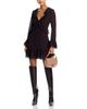 Aqua Aqua Ruffle Long Sleeve Mini Dress - 2