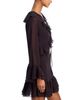 Aqua Aqua Ruffle Long Sleeve Mini Dress - 5