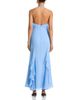 Aqua Aqua Ruffle Neck Maxi Dress - 4