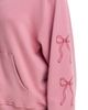 Aqua Aqua Sadie Stringy Bows Cotton Snap Hoodie Exclusive - 4