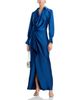 Aqua Aqua Satin Long Sleeve Maxi Gown - 2