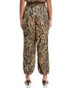 Aqua Aqua Satin Palm Leaf Jogger Pants - 2