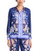 Aqua Aqua Scarf Button Front Shirt - 1