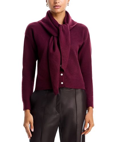 Aqua Aqua Scarf Cardigan