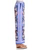 Aqua Aqua Scarf Wide Leg Drawstring Pants - 3