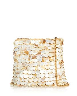 Aqua Aqua Sequin Clutch