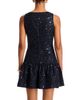Aqua Aqua Sequin Tweed Drop Waist Mini Dress - 4