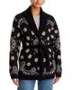 Aqua Aqua Shawl Collar Belted Cardigan - 1