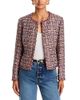 Aqua Aqua Shine Tweed Collarless Jacket - 1
