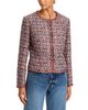 Aqua Aqua Shine Tweed Collarless Jacket - 3