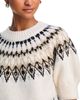Aqua Aqua Short Sleeve Fair Isle Crewneck Sweater - 4