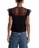 Aqua Aqua Short Sleeve Lace Top - 3