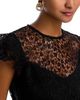 Aqua Aqua Short Sleeve Lace Top - 4