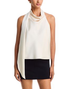 Aqua Aqua Sleeveless Scarf Neck Top