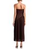 Aqua Aqua Strapless Curved Seam Maxi Dress - 4