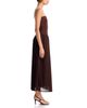 Aqua Aqua Strapless Curved Seam Maxi Dress - 5