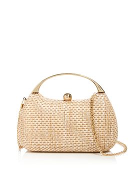 Aqua Aqua Straw Style Minaudiere