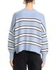 Aqua Aqua Stripe Drop Shoulder Sweater - 3