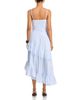 Aqua Aqua Stripe Ruffle Asymmetrical Midi Dress - 4