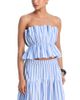 Aqua Aqua Striped Strapless Top - 1