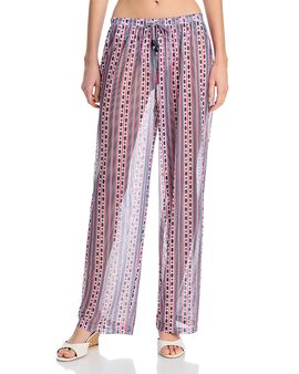 Aqua Aqua Swim Drawstring Swim Cover-Up Pants