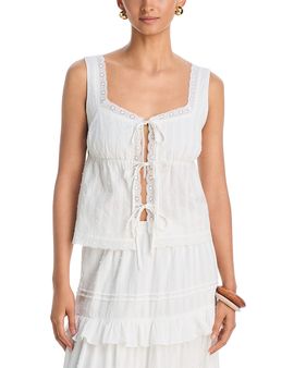 Aqua Aqua Swiss Dot Tie Front Tank
