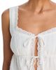 Aqua Aqua Swiss Dot Tie Front Tank - 4