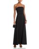 Aqua Aqua Tech Scuba Strapless Maxi Dress - 2