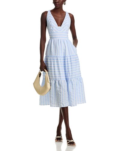 Aqua Aqua Textured Midi Dress