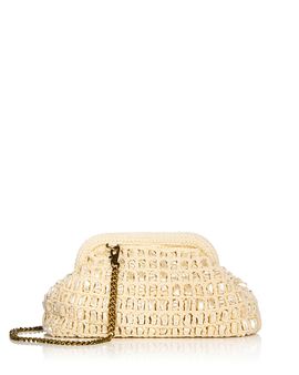 Aqua Aqua The Pearl Beaded Clutch