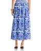 Aqua Aqua Tile Midi Skirt - 2