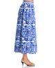 Aqua Aqua Tile Midi Skirt - 3